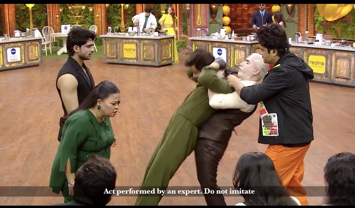 Dr Sudarshan In action on Laughter Chef season 3